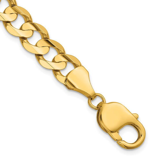 Gold (10K & 14K) Open Concave Curb Chain