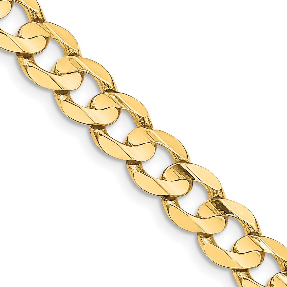Gold (10K & 14K) Open Concave Curb Chain