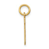 14k Small Elongated Number 26 Charm