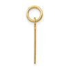 14k Small Elongated Number 29 Charm
