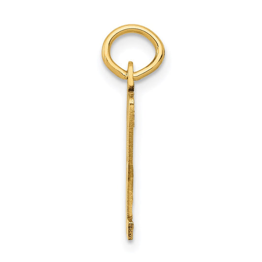 14k Small Elongated Number 32 Charm