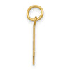 14k Small Elongated Number 42 Charm