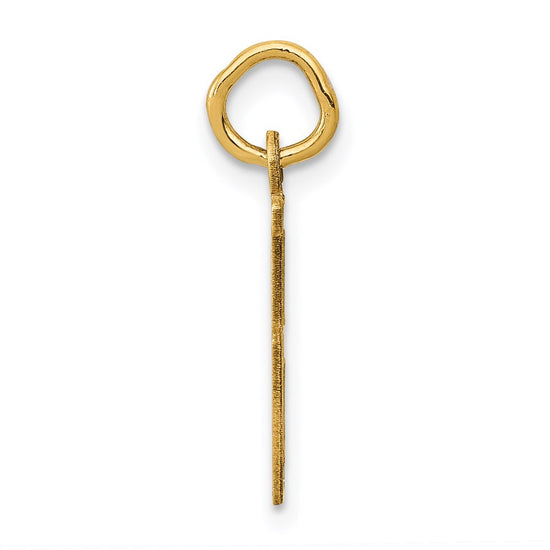 14k Small Elongated Number 65 Charm