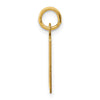 14k Small Elongated Number 79 Charm