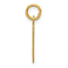 14k Small Elongated Number 80 Charm