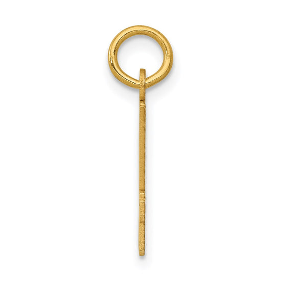14k Small Elongated Number 94 Charm