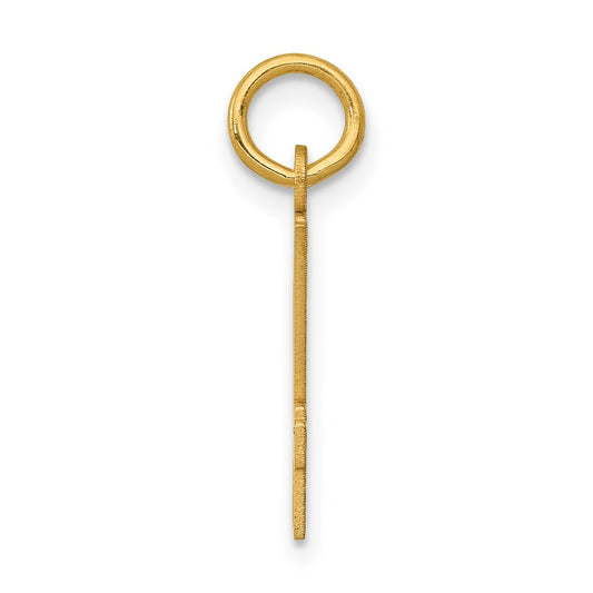 14k Small Elongated Number 94 Charm