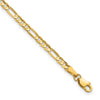 Gold (10K & 14K) Concave Open Figaro Chain