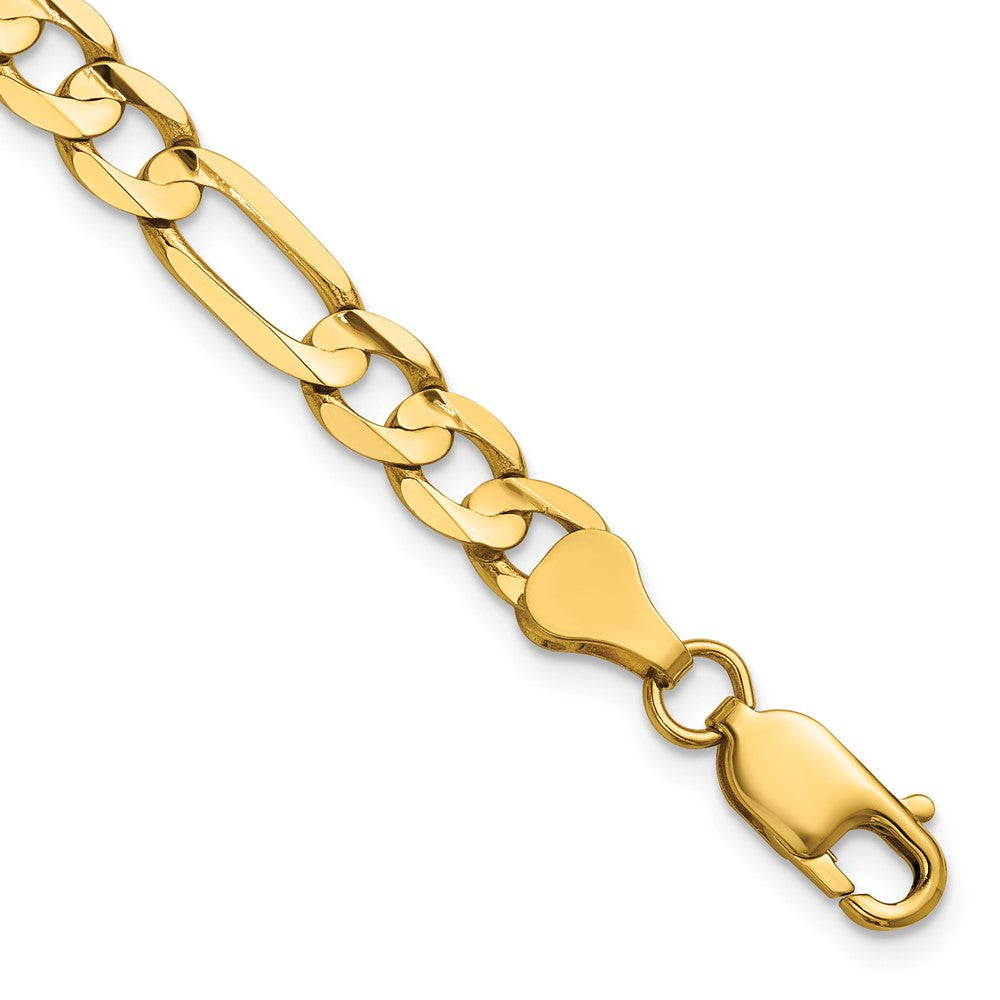 Gold (10K & 14K) Concave Open Figaro Chain