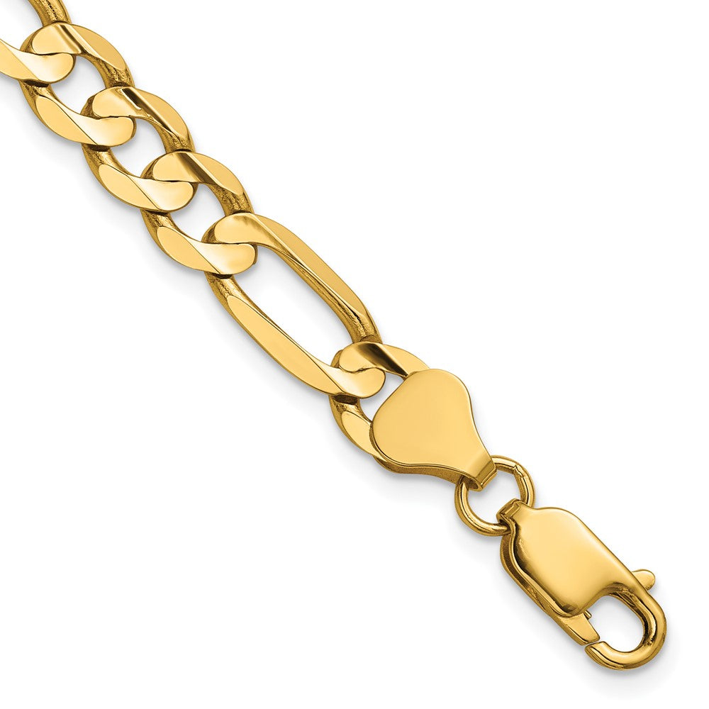 Gold (10K & 14K) Concave Open Figaro Chain