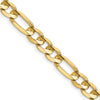 Gold (10K & 14K) Concave Open Figaro Chain