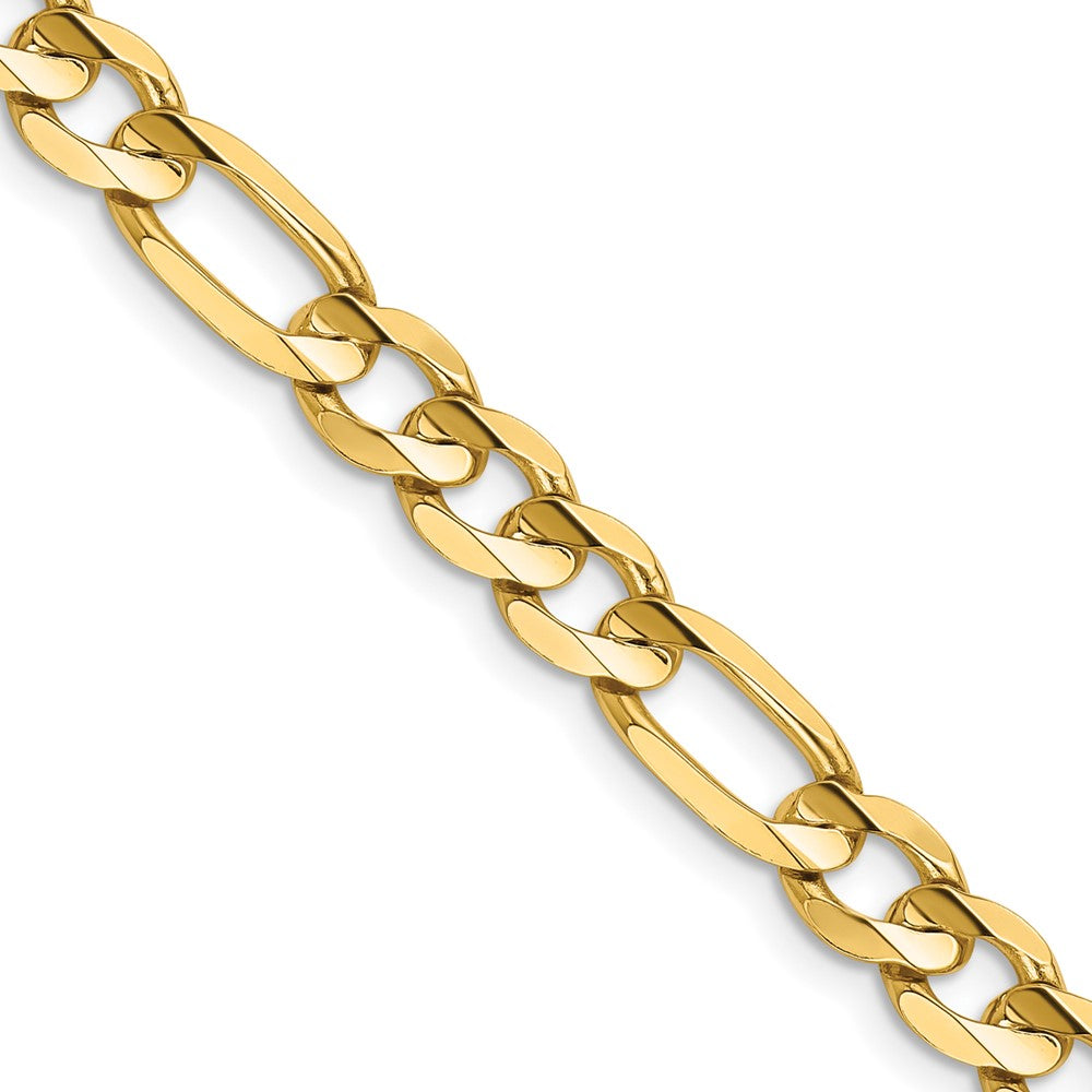 Gold (10K & 14K) Concave Open Figaro Chain