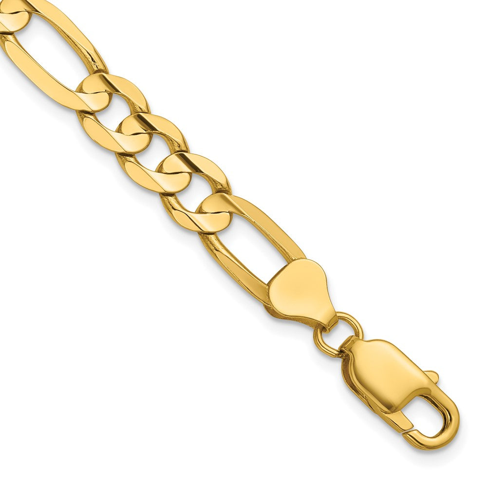 Gold (10K & 14K) Concave Open Figaro Chain