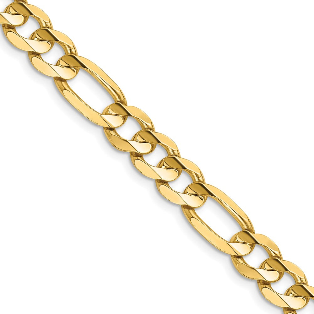 Gold (10K & 14K) Concave Open Figaro Chain