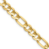 Gold (10K & 14K) Concave Open Figaro Chain