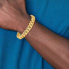 Hand-polished Rounded Curb Link Chain