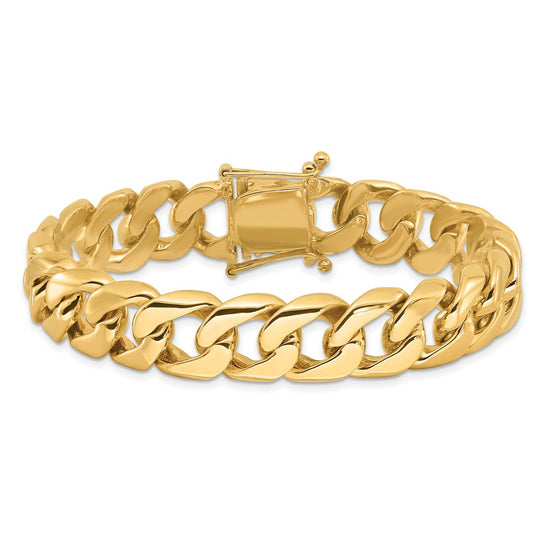 Hand-polished Rounded Curb Link Chain