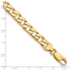 14K 8 inch 6.5mm Hand Polished Fancy Link with Lobster Clasp Bracelet