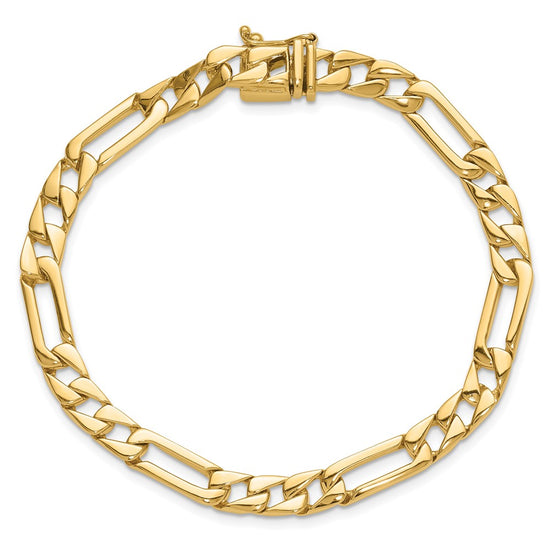 Gold Hand-Polished Fancy Link Chain