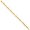 14K 8 inch 5.5mm Hand Polished Fancy Link with Fancy Lobster Clasp Bracelet