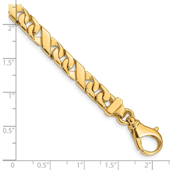 Gold Hand-Polished Fancy Link Chain