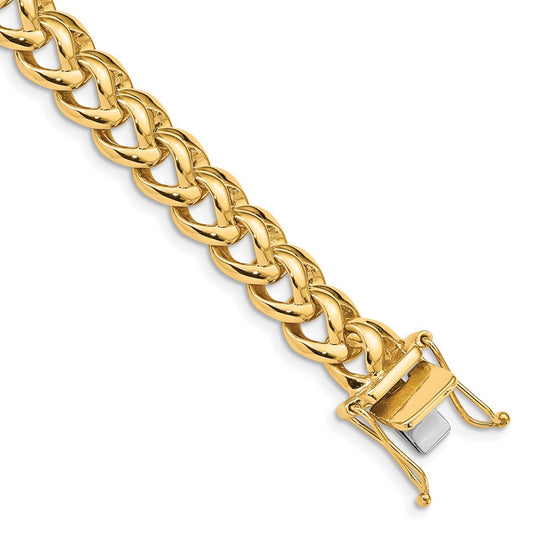 Gold Hand-Polished Fancy Link Chain