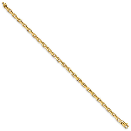 Gold Hand-Polished Fancy Link Chain
