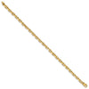 Gold Hand-Polished Fancy Link Chain