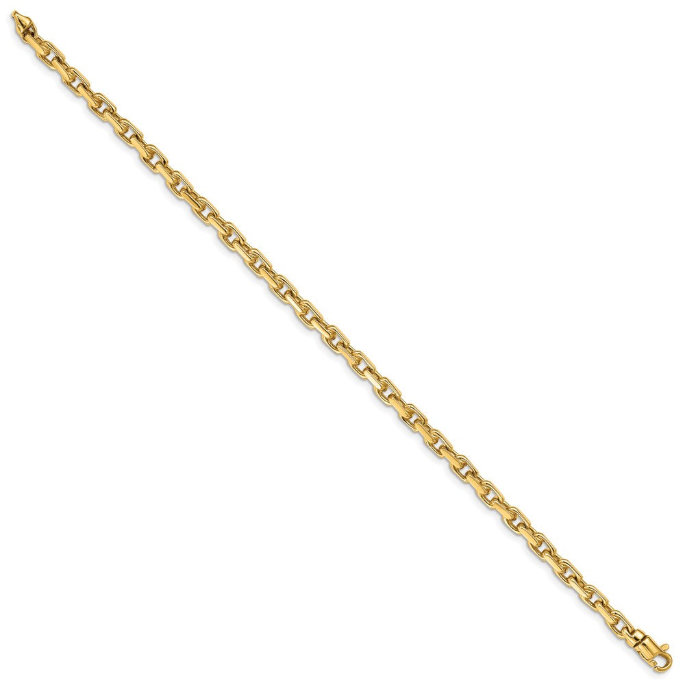 Gold Hand-Polished Fancy Link Chain