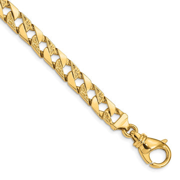 Gold Polished Fancy Link Chain