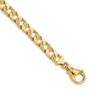 Gold Polished Fancy Link Chain
