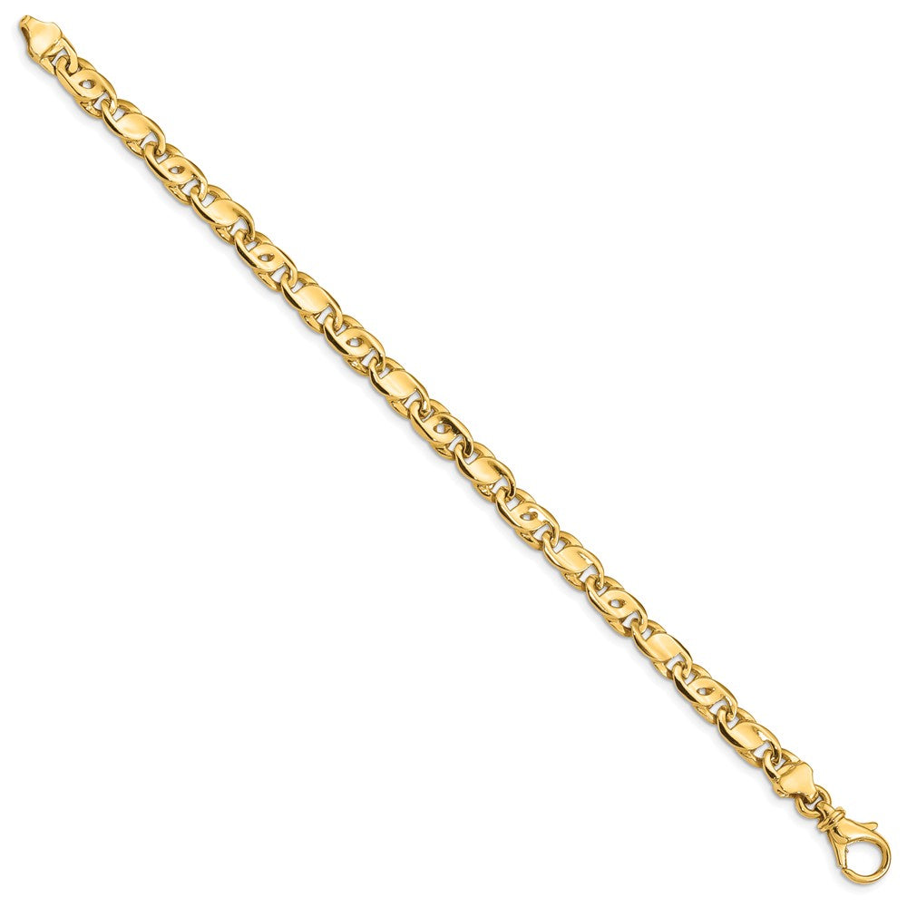 Gold Hand-Polished Fancy Link Chain