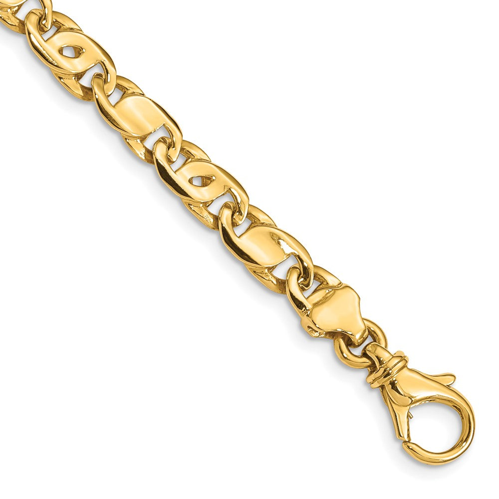 Gold Hand-Polished Fancy Link Chain