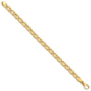 Gold Polished Fancy Link Chain
