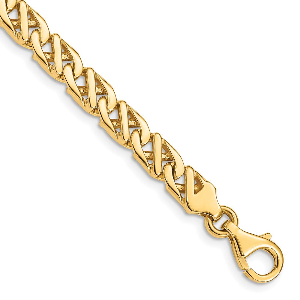 Gold Hand-Polished Fancy Link Chain