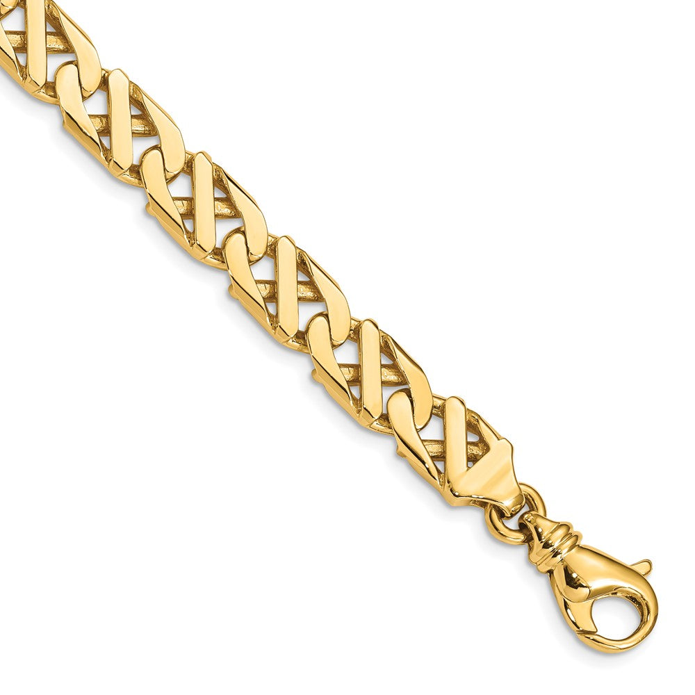 Gold Hand-Polished Fancy Link Chain