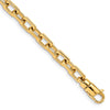 Gold Hand-polished Fancy Link Chain