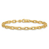 Gold Hand-polished Fancy Link Chain