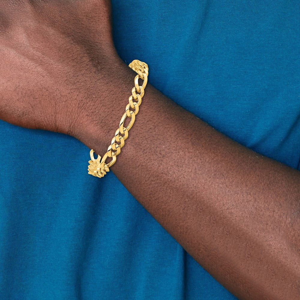 Gold Hand-polished Fancy Link Chain