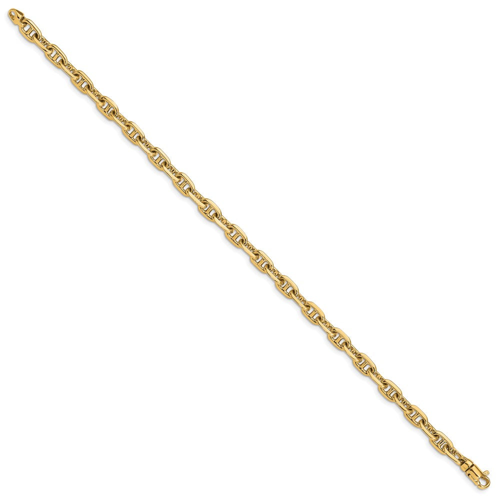 5.1mm Hand-polished Fancy Link Chain Bracelets