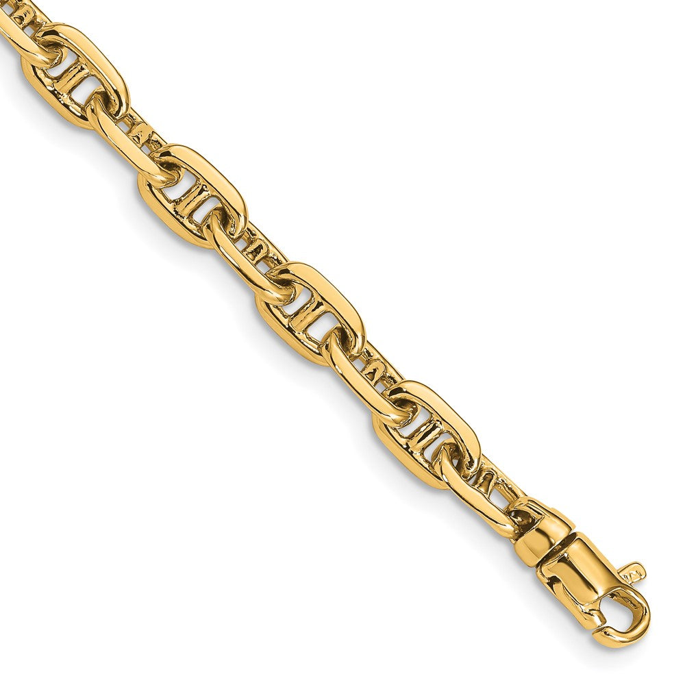 5.1mm Hand-polished Fancy Link Chain Bracelets