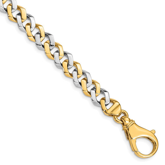 LK157 Style Hand-Polished Fancy Link Chain