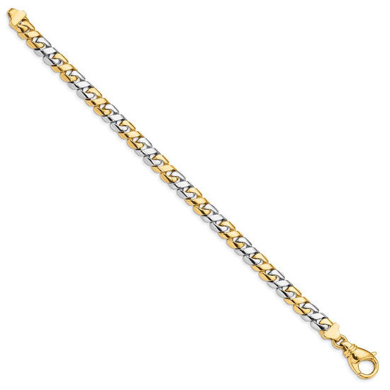Gold Hand-Polished Fancy Link Chain