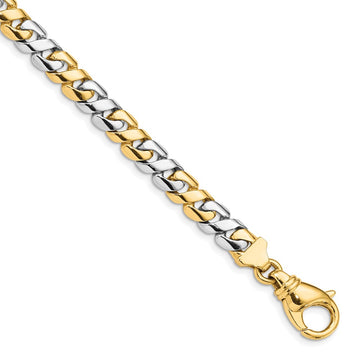 Gold Hand-Polished Fancy Link Chain