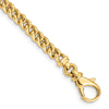 14K 20 inch 4.5mm Hand Polished Fancy Link with Fancy Lobster Clasp Chain