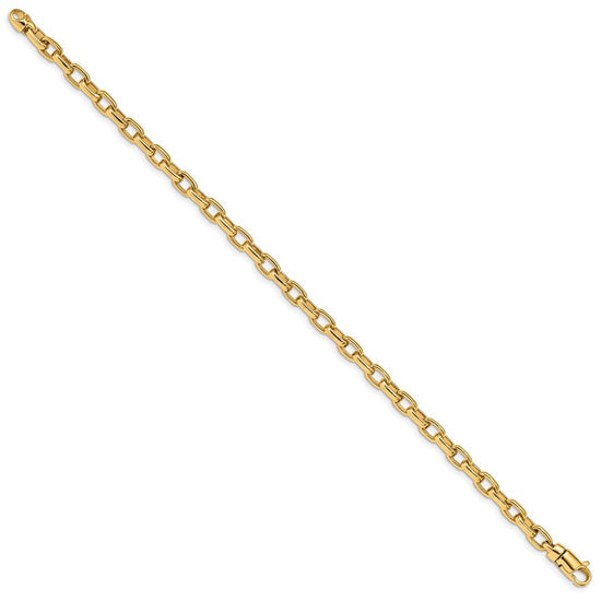 Gold Hand-Polished Fancy Link Chain