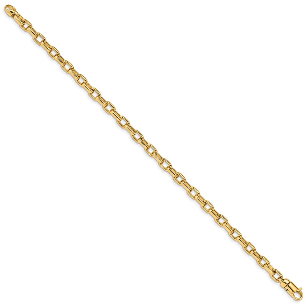 Gold Hand-Polished Fancy Link Chain