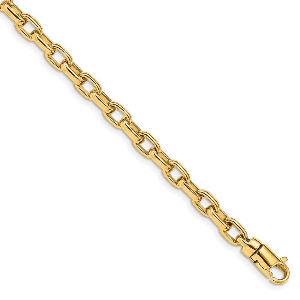 Gold Hand-Polished Fancy Link Chain