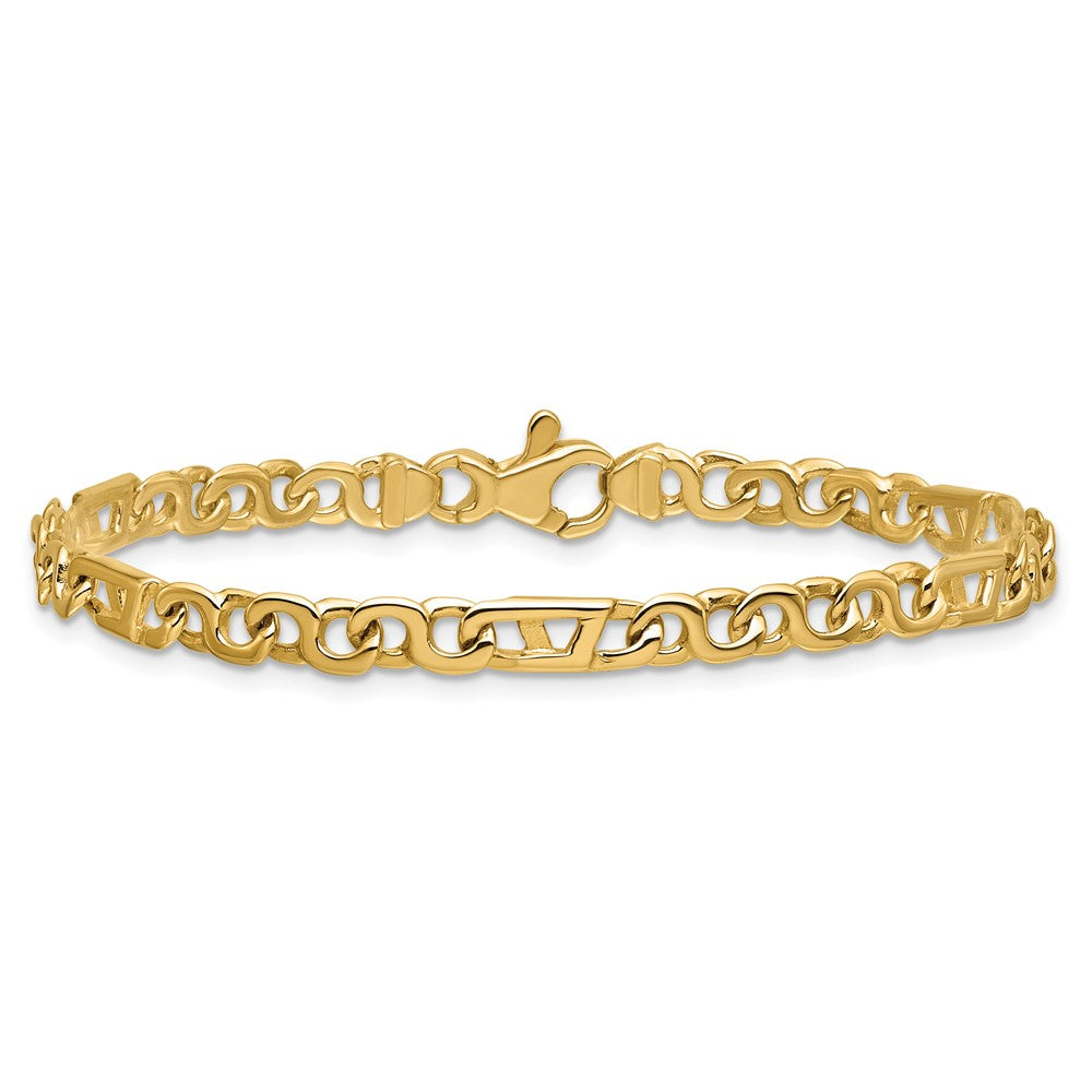 Gold Hand-Polished Fancy Link Chain