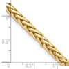 Gold Hand-Polished Flat-Edged Woven Link Chain